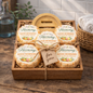 5 Count "Good Morning" Citrus Shower Steamer Gift Set With Steamer Tray and Gift Box