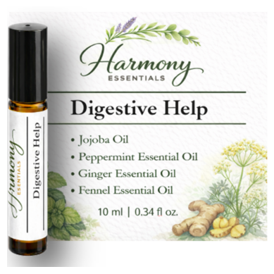Digestive Help Essential Oil Blend Roller Ball