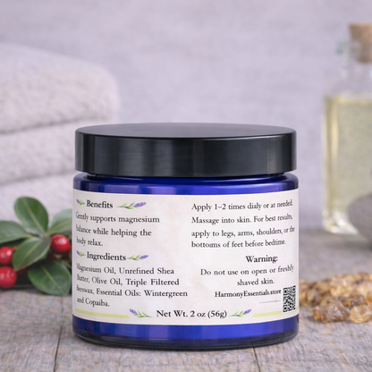 Magnesium Muscle Rub Body Butter